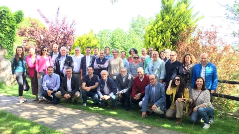Participantes en la Asamblea anual de los Veterinarios de Castilla y León