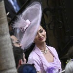 Katy Perry en la coronación de Carlos III.
