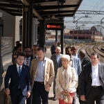 Aragonès visita la estación de Renfe de Gavà tras la avería de Rodalies 