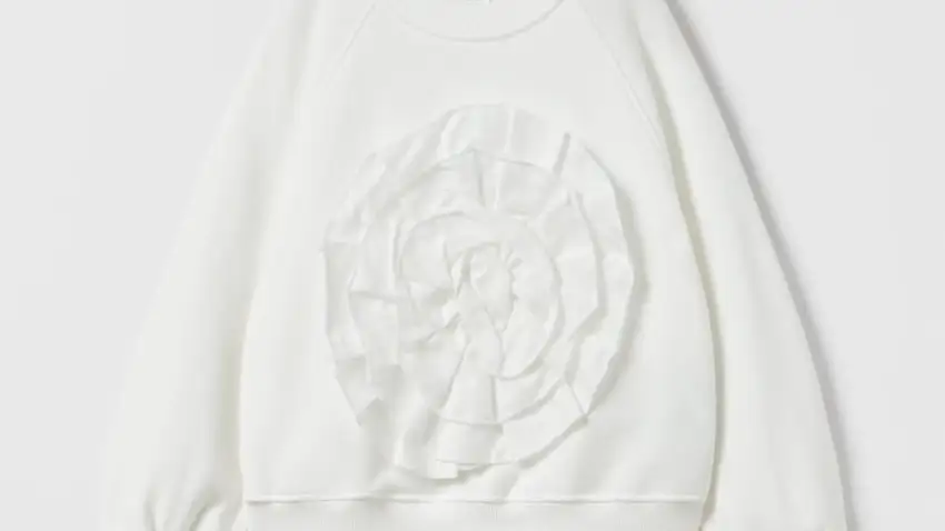 Sudadera flor.