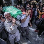 Funerals of Palestinians killed in Israeli airstrike on Gaza