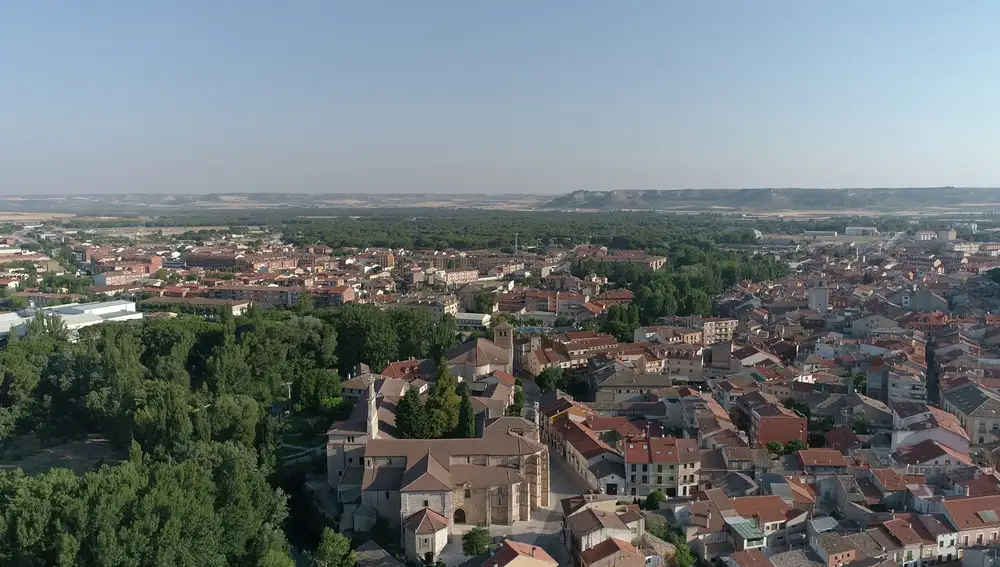 Vista aérea de Peñafiel