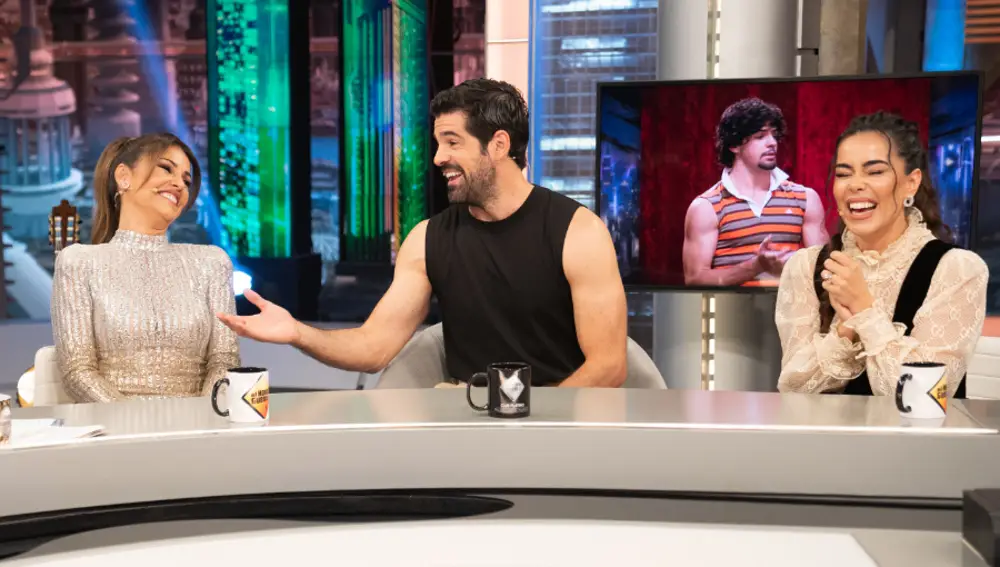 Miguel Ángel Muñoz, Mónica Cruz y Beatriz Luengo en 'El Hormiguero'