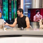 Miguel Ángel Muñoz, Mónica Cruz y Beatriz Luengo en 'El Hormiguero'