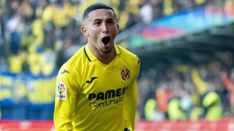 Yeremy Pino con el Villarreal