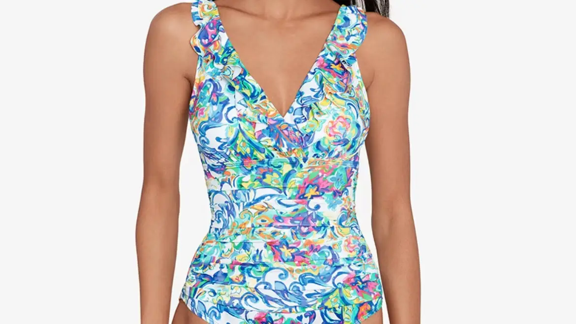 Bañador mujer estampado