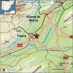 Sucesos.- Totana registra un terremoto de 1,6 sin daños personales ni materiales