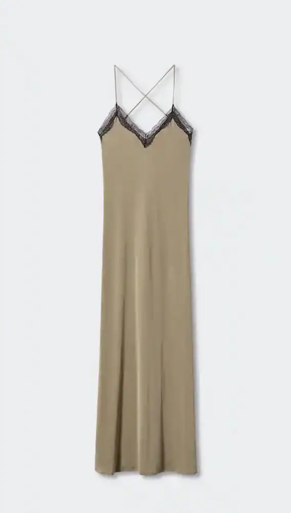 vestido lencero espalda abierta 67 Open back slip dress