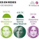 SEGUIDORES EN REDES COMUNIDAD DE MADRID