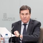 El portavoz Carlos Fernández Carriedo explica los acuerdos del Consejo de Gobierno