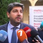López Miras solicita la convocatoria "urgente" de la Conferencia de Presidentes