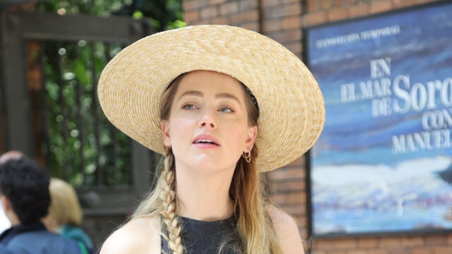 Amber Heard en el Museo Sorrolla de Madrid