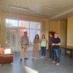 La delegada visitó el centro de salud