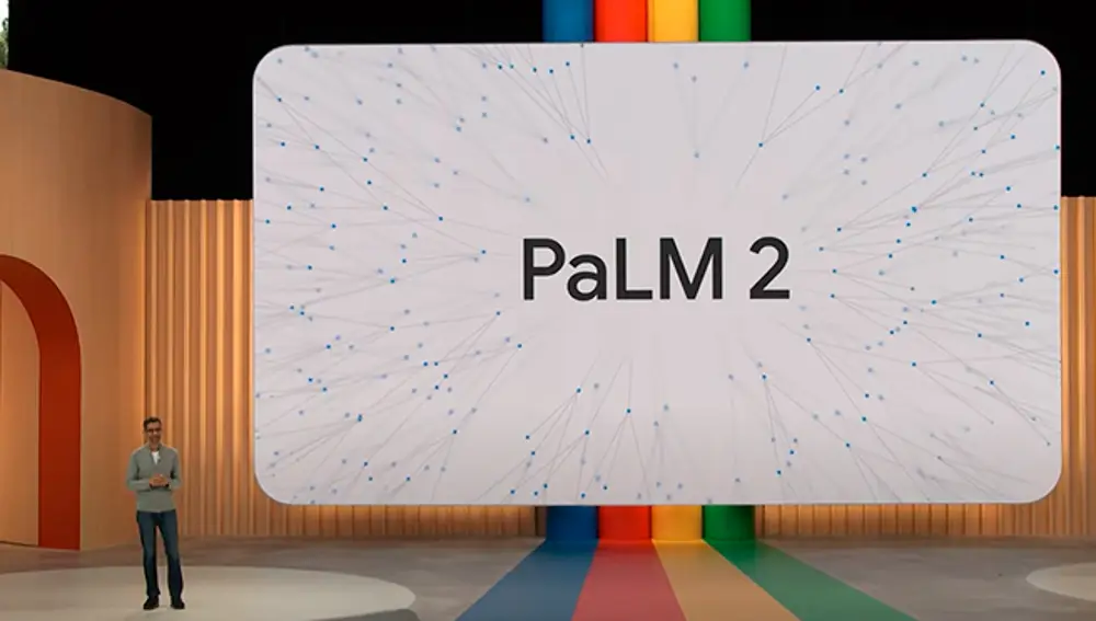 Sundar Pichai presenta el nuevo modelo de lenguaje PaLM-2.