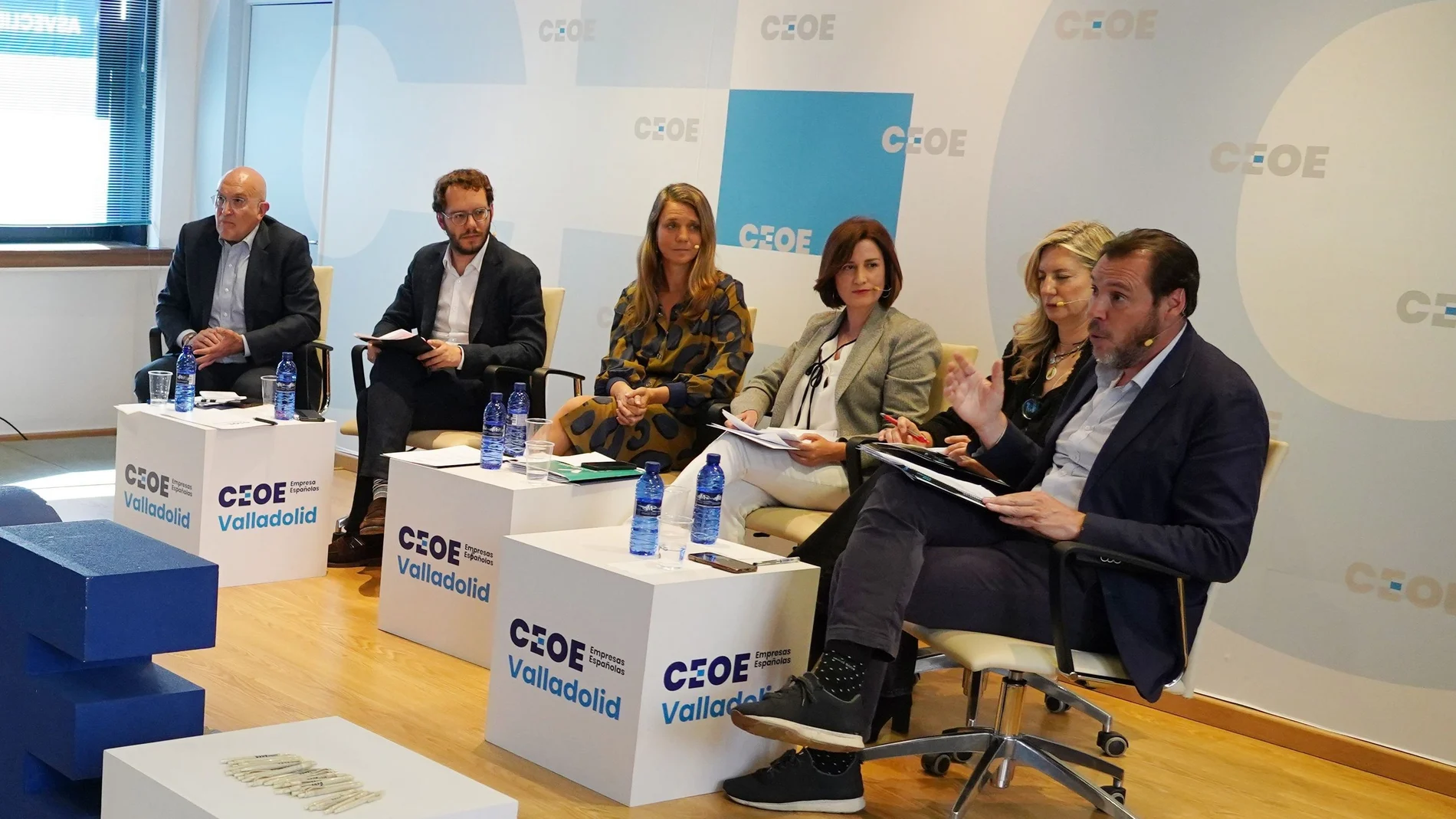 Debate de los candidatos a la alcaldía de Valladolid organizado recientemente por la CEOE
