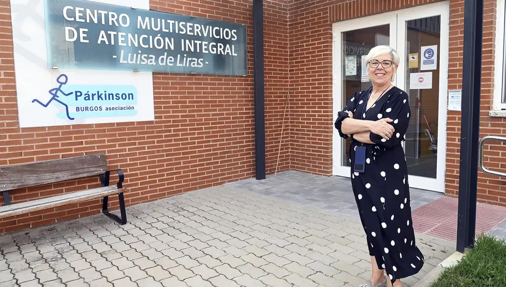 La presidenta de la Asociación Parkinson Burgos, María Jesús Delgado 