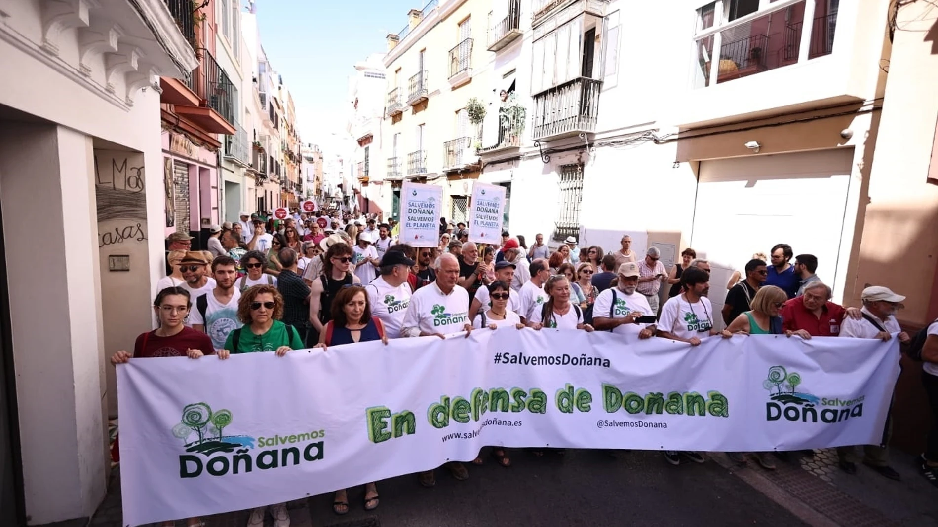 Manifestación en defensa de Doñana