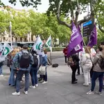 Concentración sindical a las puertas de la Consejería de Sanidad en Valladolid