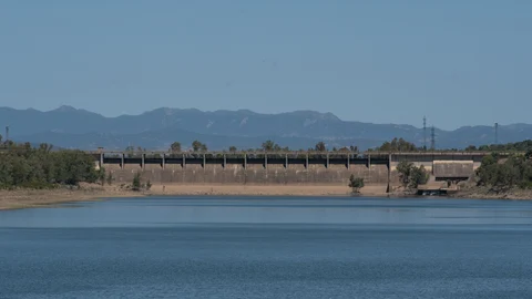 En caso de sequía se limitan los diferentes usos del agua embalsada