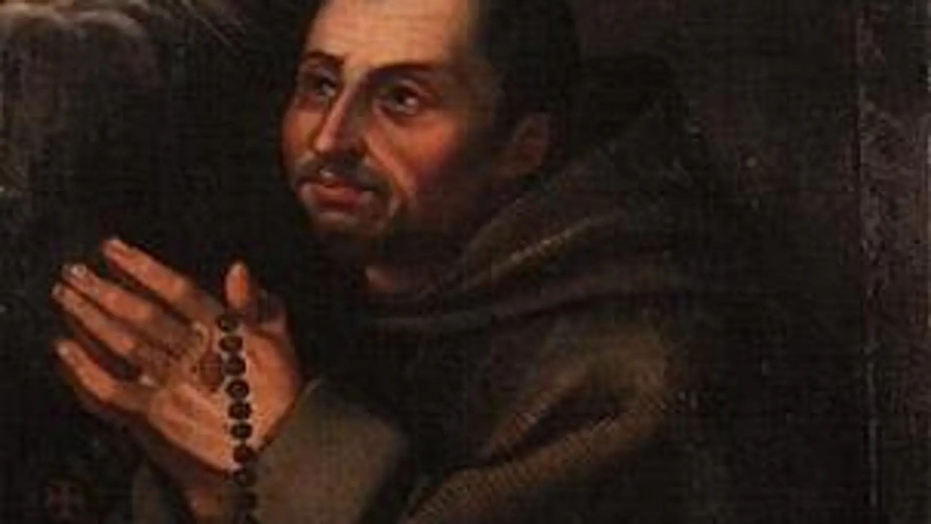 San Pascual Baylón en un retrato en la parroquia de Torrehermosa
