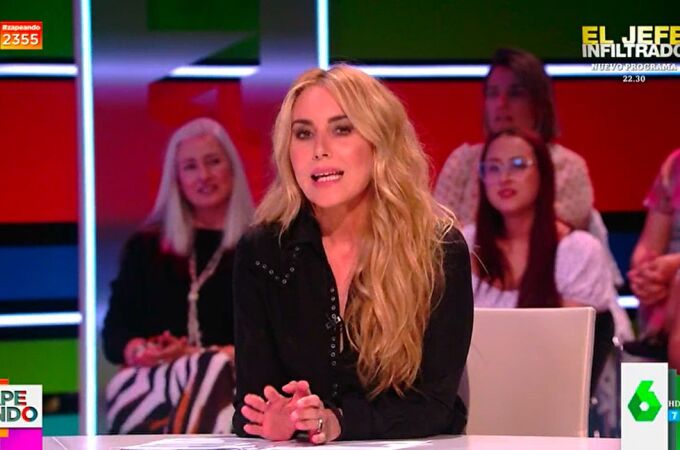 Berta Collado debuta en 'Zapeando'