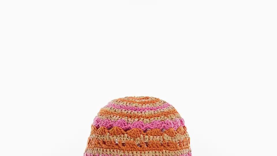 Gorro bucket fibra natural