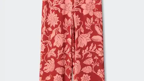 Pantalón palazzo floral