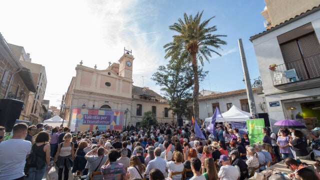  Irene Montero participa en un acto de Podemos en Valencia