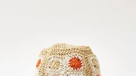 Gorro con flores