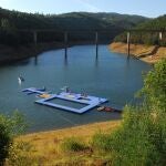Playa fluvial de Álvaro, en Oleiros, Portugal