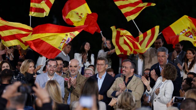 Mitin del PP en Barcelona