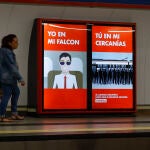 Carteles contra Pedro Sánchez en el Metro de Madrid