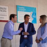 Carlos Mazón ha visitado esta mañana el Hospital Comarcal de Vinaròs (Castellón)