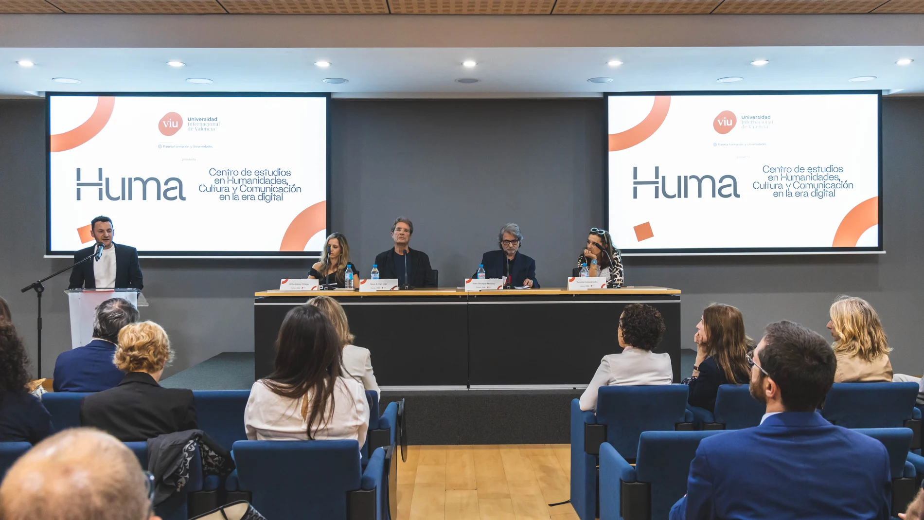 Imagen de la inauguración del centro HUMA, de la Universidad Internacional de Valencia