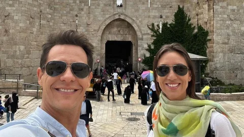 Christian Gálvez y Patricia Pardo
