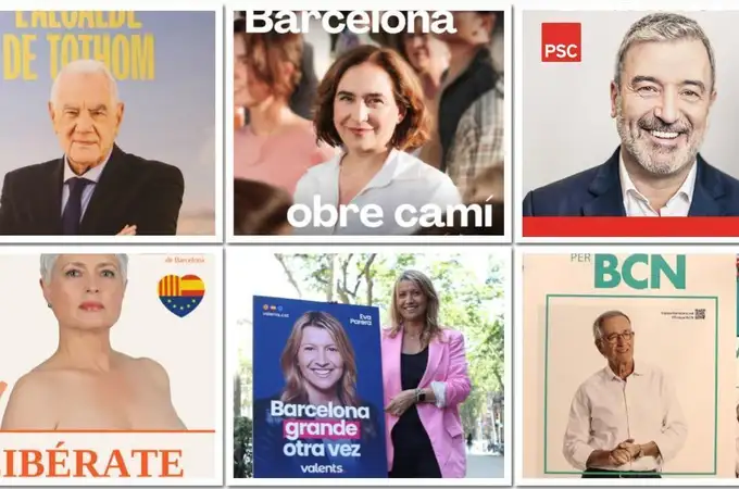 Las distintas formas de pedir el voto en Barcelona