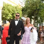 Belén Esteban y Miguel Marcos como invitados de boda.