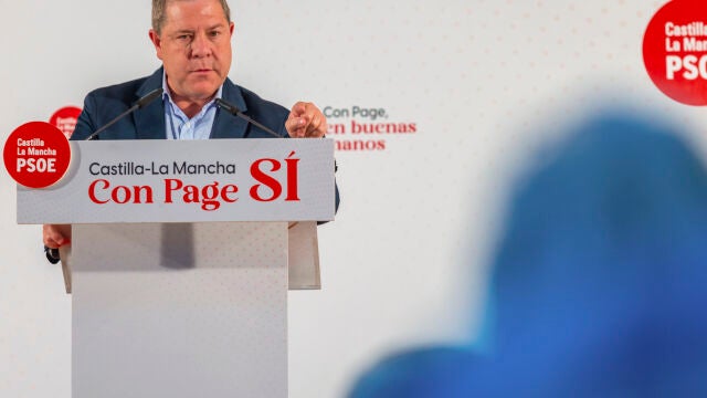 García-Page participa en un acto en Madridejos
