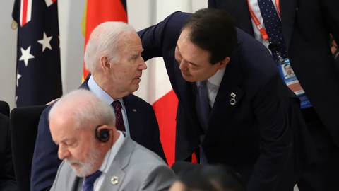 G7 Hiroshima Summit meeting with Ukraine's President Volodymyr Zelensky