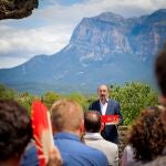 El candidato del PSOE a la Presidencia de Aragón, Javier Lambán.