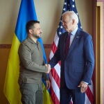 Ukrainian President Volodymyr Zelensky attends G7 Hiroshima Summit