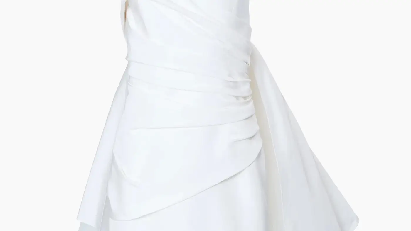 Vestido mini con corpiño
