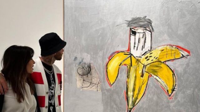 Sergio Ramos, durante su jornada artística