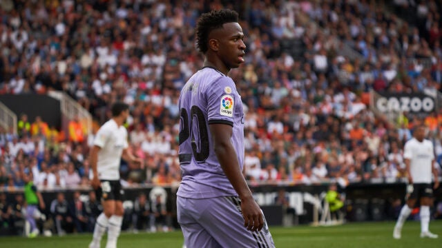 Vinicius, en Mestalla
