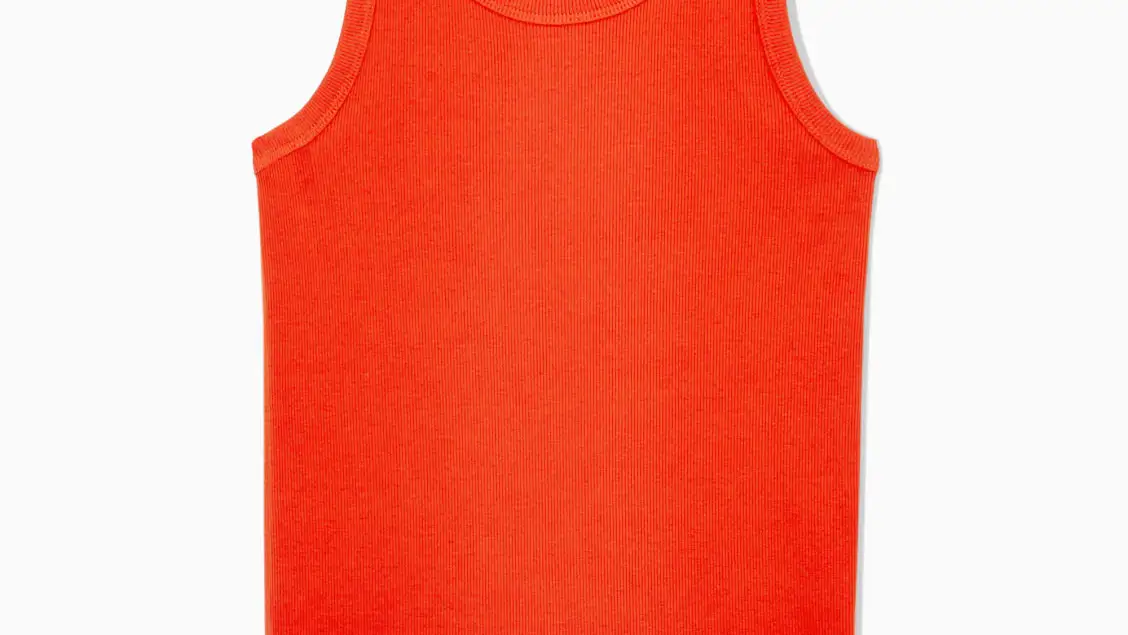 Camiserta ribbed tank top