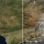 La NASA evidencia la sequía en España