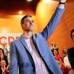 Pedro Sánchez en acto electoral en Tarragona