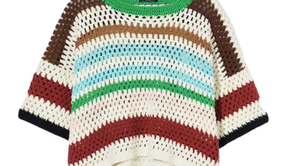 Top algodón crochet