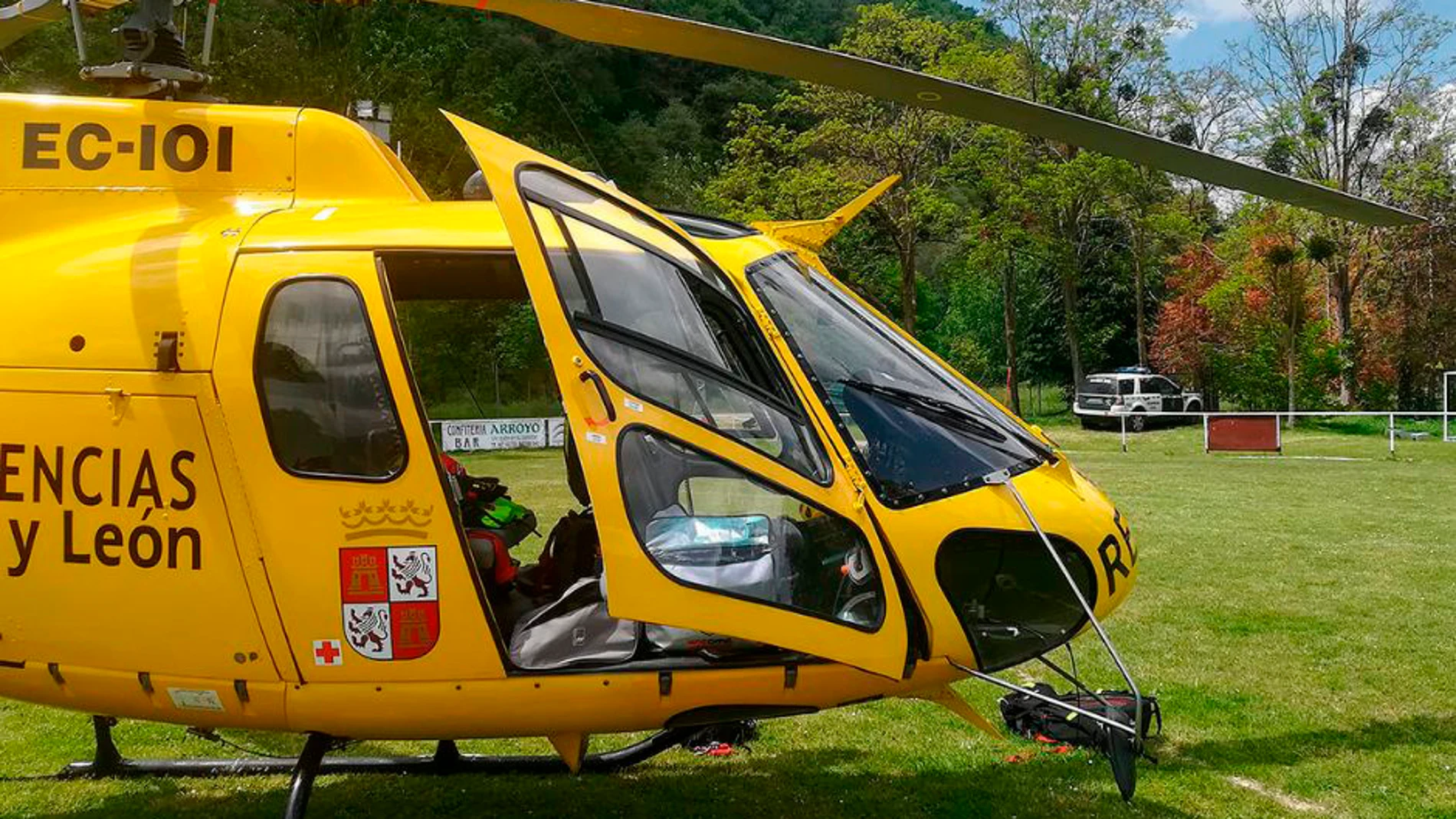 Helicóptero de rescate del 112