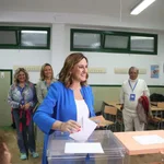 La candidata del Partido Popular a la Alcaldía de Valencia, María José Catalá